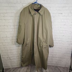 Men's Stanley Blacker trenchcoat, size 50    extra long with Borg soft lining